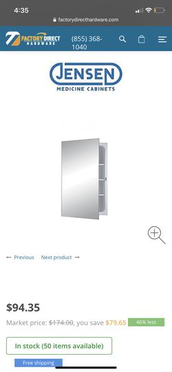 Jensen medicine cabinet