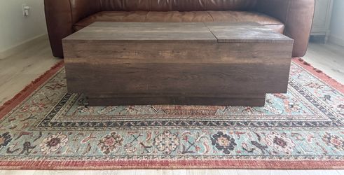 Coffee table with storage (must go by Tuesday)