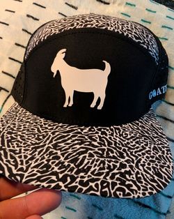 GOATED GOLF Black EP 6-Panel Goat Golf Hat