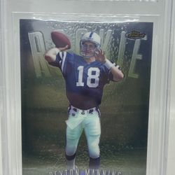 1998 Tops Finest PEYTON MANNING #121 Rookie  BGS 8.5   No-Protectors