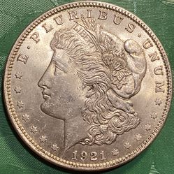 1921 P Morgan Silver Dollar  