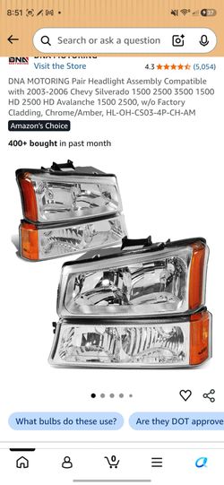 Chevy Silverado Headlights