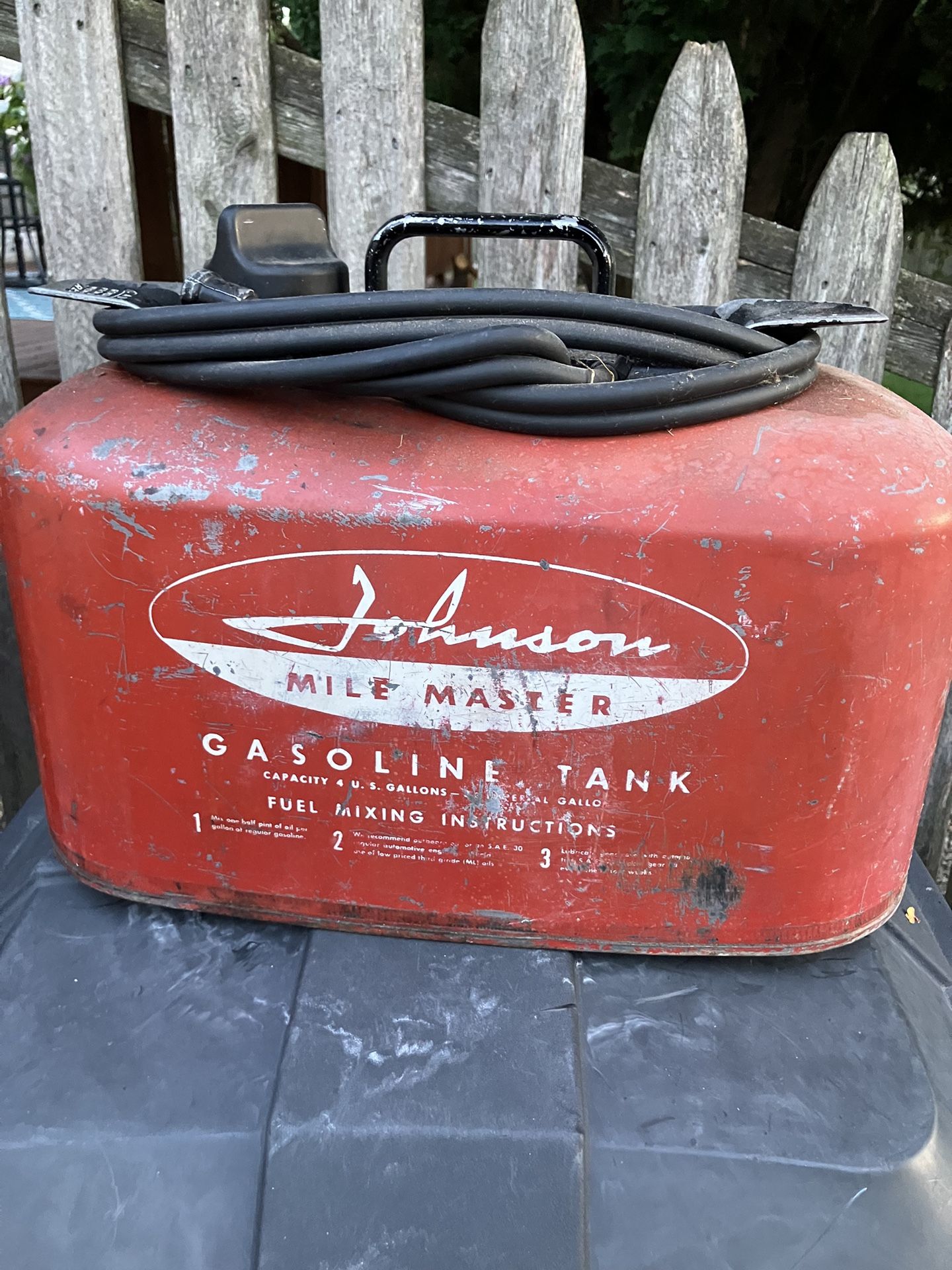Antique Johnson Gas Tank