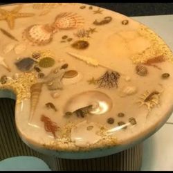 A Rare Piece -by Joe Twombly Unique Artist Made Biomorphic Sea Creature Resin