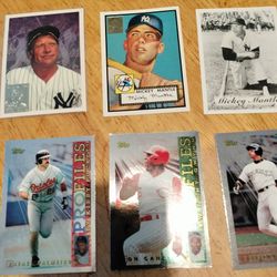 6 Baseball Cards