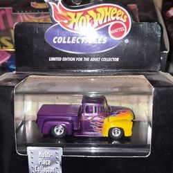 100% Hotwheels Collectibles 1956 Ford F100 Spectraflame Flamed Truck!!
