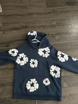 Denim tears hoodie navy blue