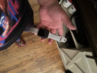 Apple Watch with White Sport Band
