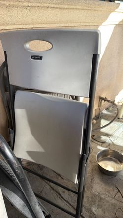 Lifetime Folding Chair Gray
