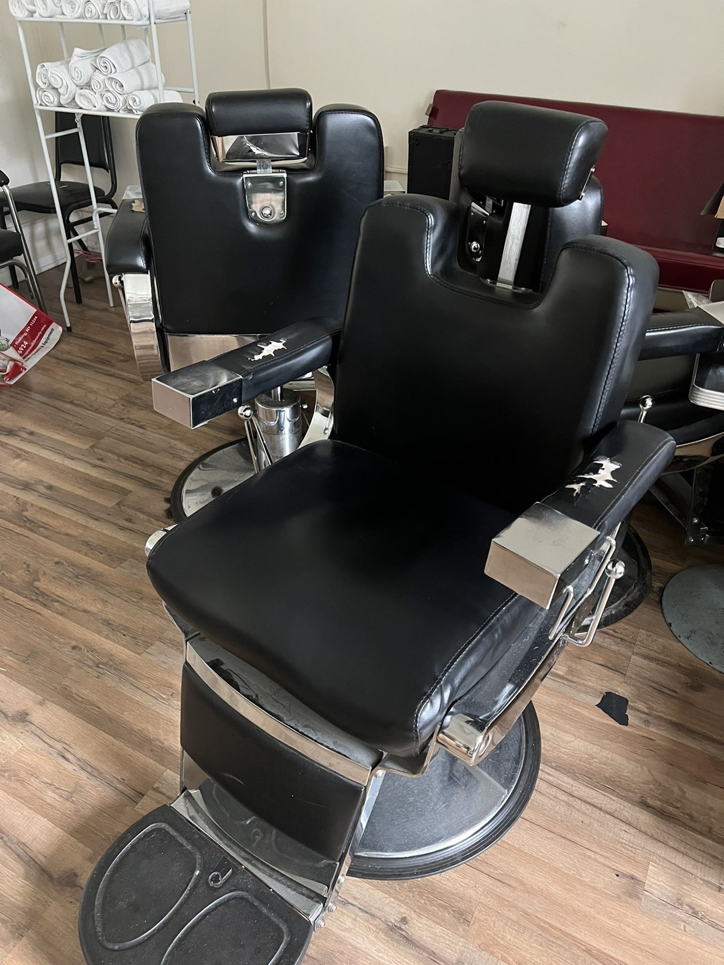 4 Used Barber Chairs