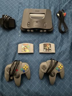 Nintendo 64 Console Bundle – 2 Controllers + Diddy Kong Racing & Killer Instinct Gold