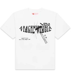 Sp5der Pyrex Tee White For Virgil Abloh 