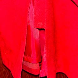 2 Piece Burgundy Ultra Suede Vest/Skirt Suit