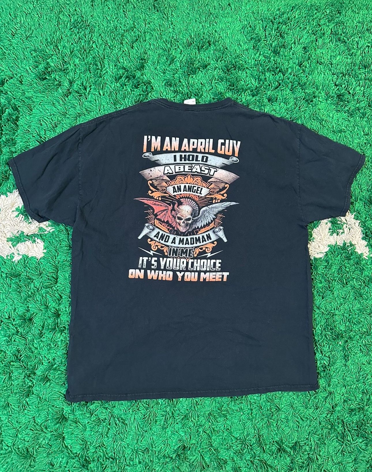 Vintage Style Moto Tee Size XXL