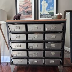 Industrial Dresser Chest Of Drawers