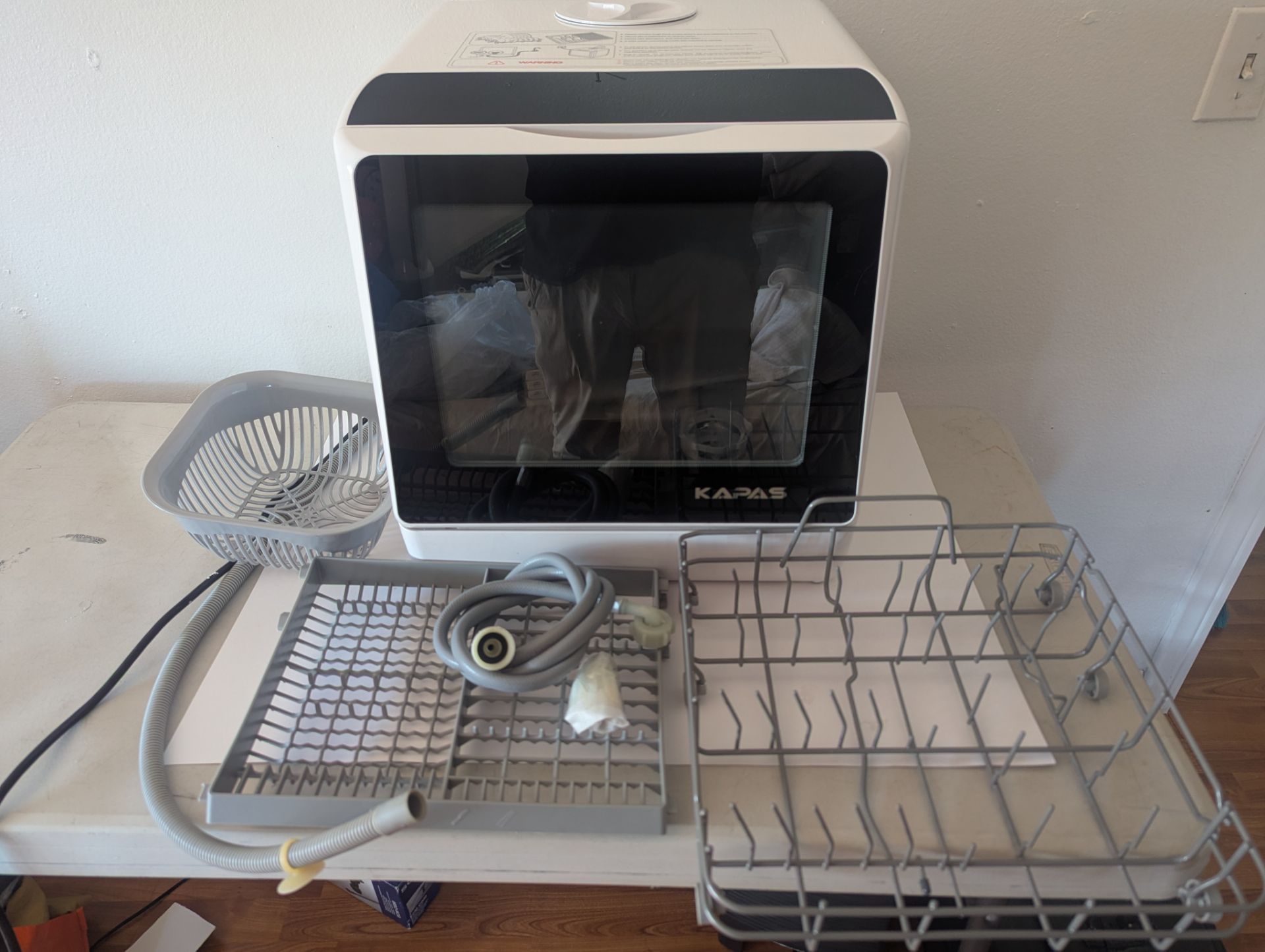 KAPAS KPS-XWJ01 Portable Countertop Dishwasher