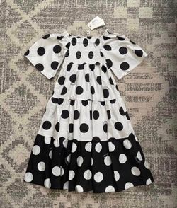 NWT TWINSET KIDS POLKA-DOT SHIFT DRESS