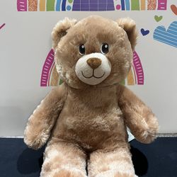 BUILD A BEAR!!  GOLDEN BROWN TEDDY BEAR - 15 INCH - SUPER SILKY SOFT- LIKE NEW