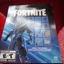 Cobalt Star Bundle Ps5 Exclusive Fortnite Skin