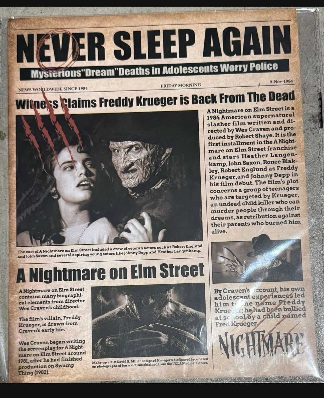 Halloween Horror Massacre Newspaper Posters