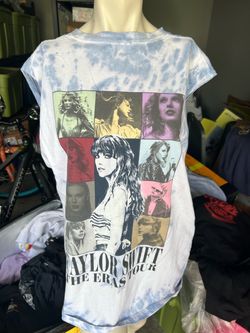 Taylor Swift The Eras Tour Sleeveless Tank Top Tie Dye Merch T-Shirt size medium