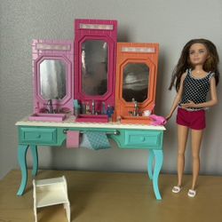 Barbie Sisters Skipper Doll w/Vanity