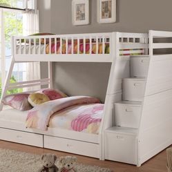 New Twin Over Full Bunkbed 