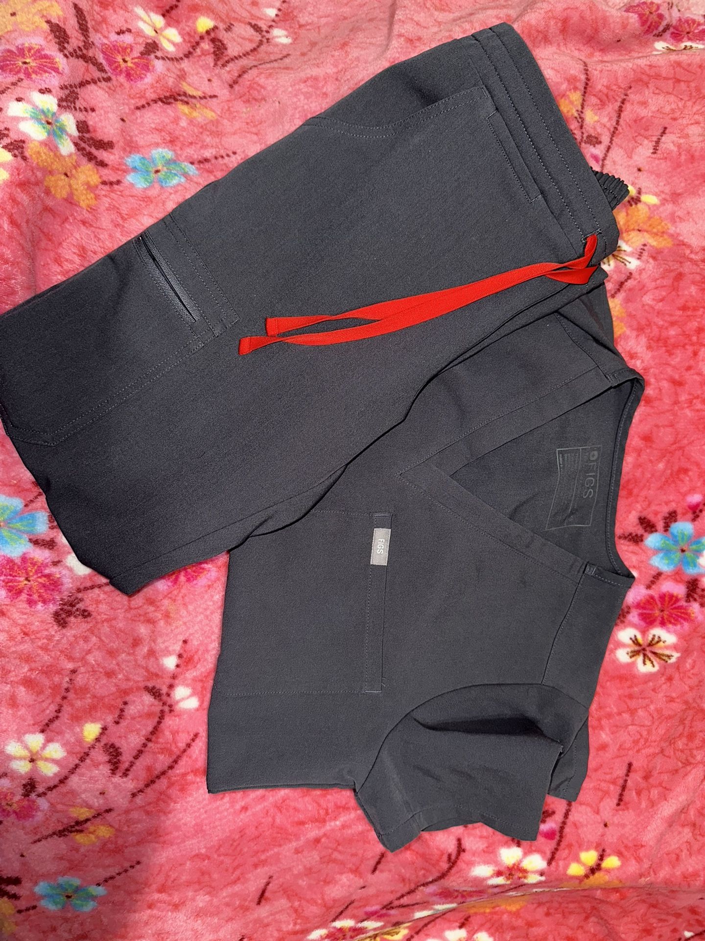 Figs scrubs set Charcoal