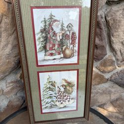 2004 Home Interiors Santa Claus Framed Prints Jo Beck