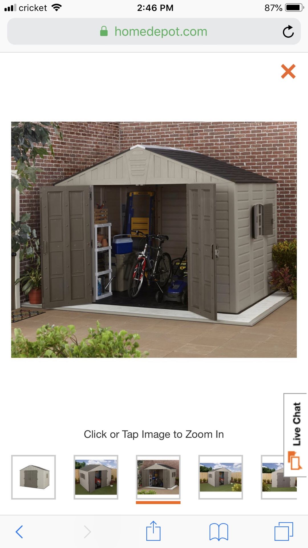 Storage shed new condition 10 x 8