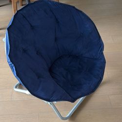 Navy Blue Folding Chair