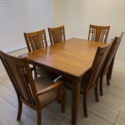 Mission Style Dining Table and Chairs