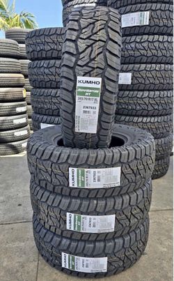 265/70/17 KUMHO RT 4 NEW TIRES INSTALLED ✅ INSTALADAS ✅ WE DO COMPUTER ALIGMENT ✅