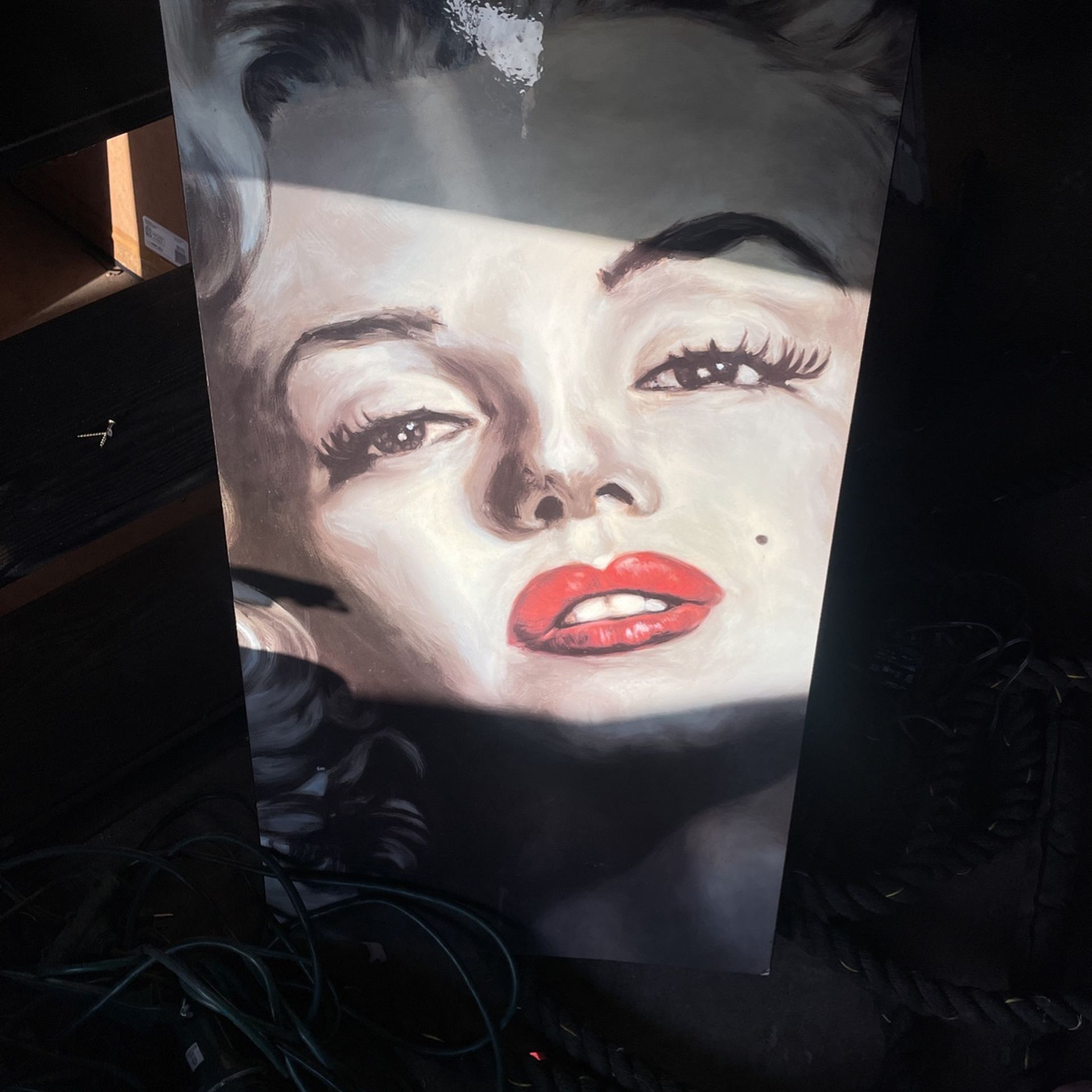 Marilyn Monroe Printed Canvas By Frank Ritter