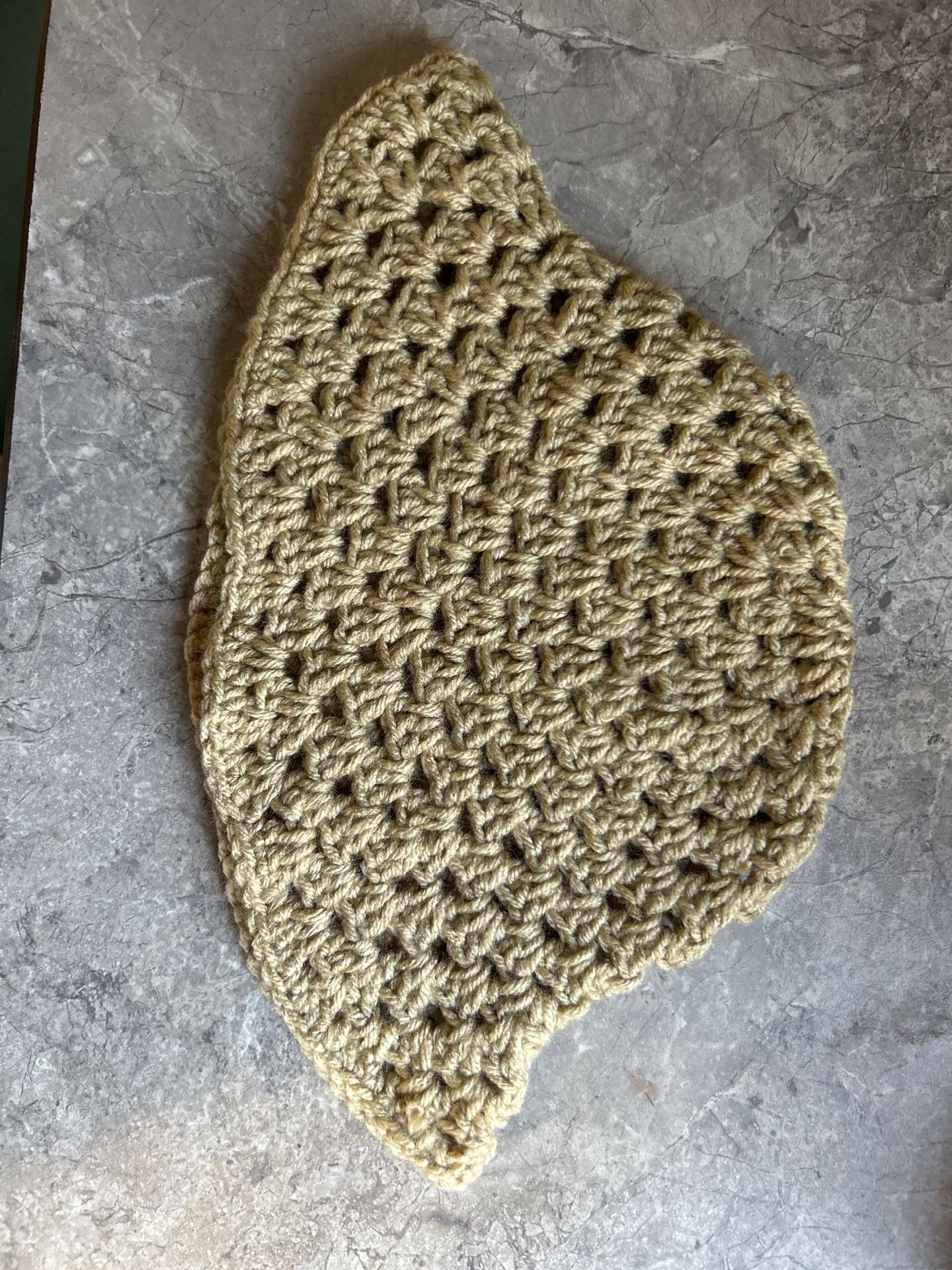 Granny Square crocheted hat