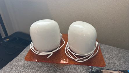 Google Nest Wifi Pro 6E Mesh Router (2-Pack) - Snow