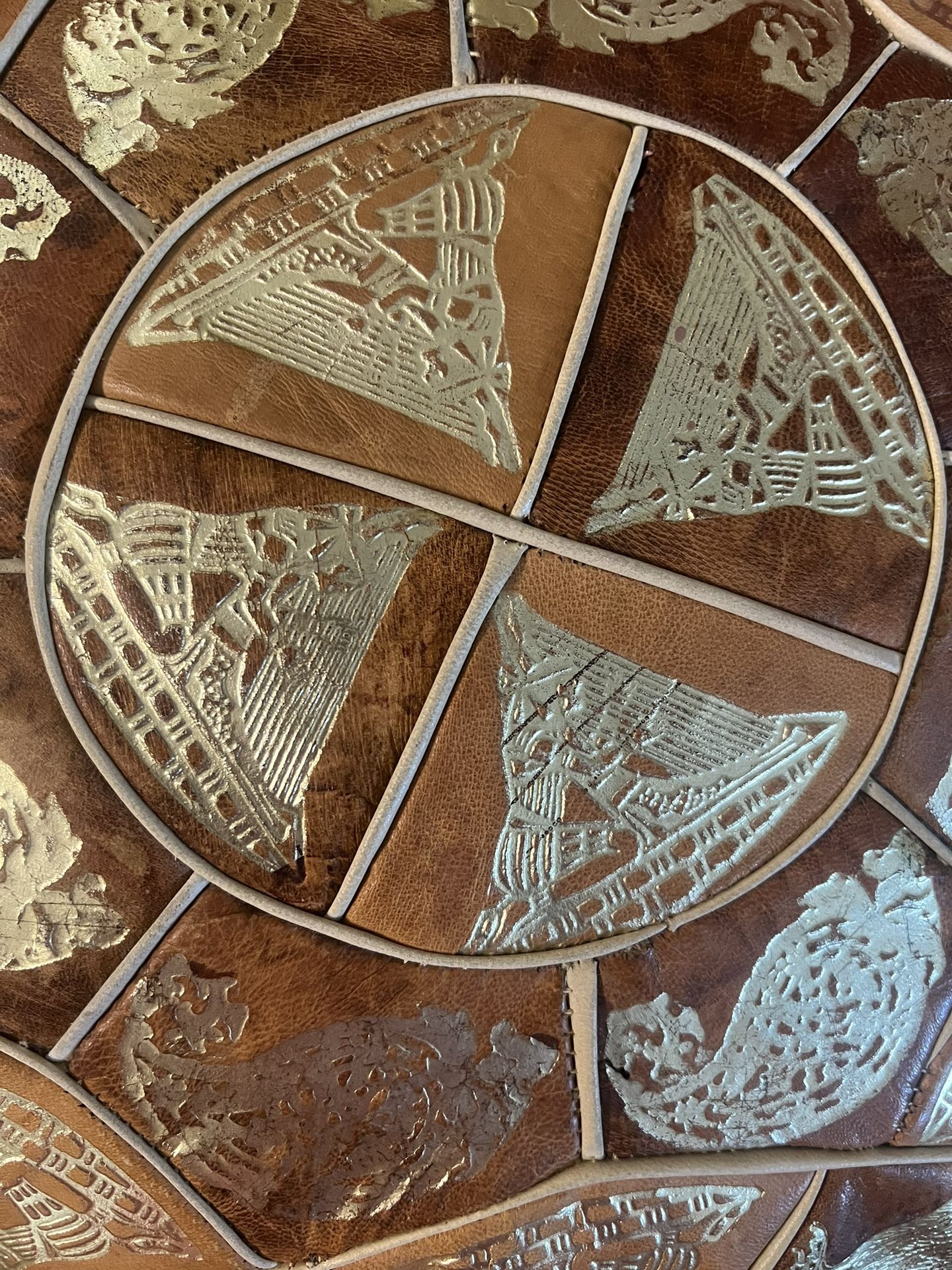 Vintage Pouef Ottoman