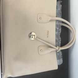 Furla Cream Large Handbag