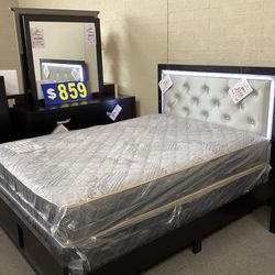 4 Pc King Size Bed Frame