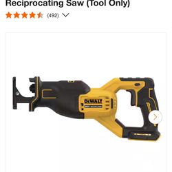 DEWALT 20V MAX Cordless Brushless Reciprocating Saw (Tool Only)