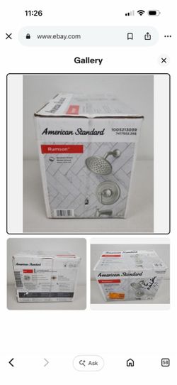 American Standard Rumson (contact info removed).295 Tub and Shower Trim Kit Brushed Nickel