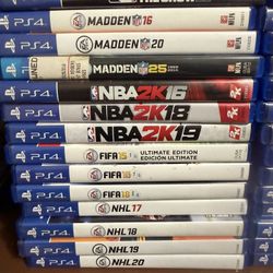PlayStation 4 Games $10-25 Each