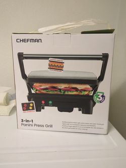 Chef Man panini Press Grill
