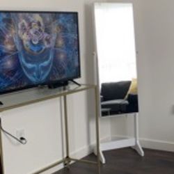 Full Length Mirror with Hidden Jewelry Cabinet