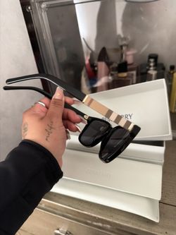 Burberry BE4181 300187 58mm Men's Sunglasses - Black Frame/Gray Lens NWT
