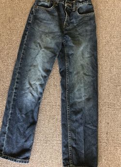 Boys 10R Denim Blue Jeans sears Slim Straighr