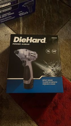 Impact driver by diehard 12 V quarter inch