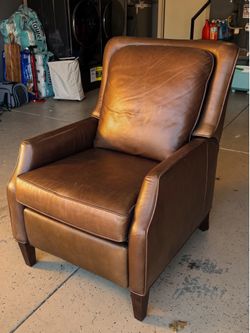 Bassett Leather Recliner – Originally $3,500 | Lightly Used & Like New