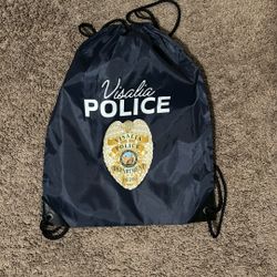 Draw String Visalia PD Bag
