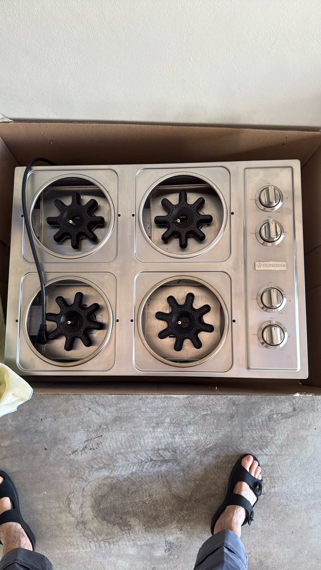 Cooktop Blue Star With Propane Gas Hookup
